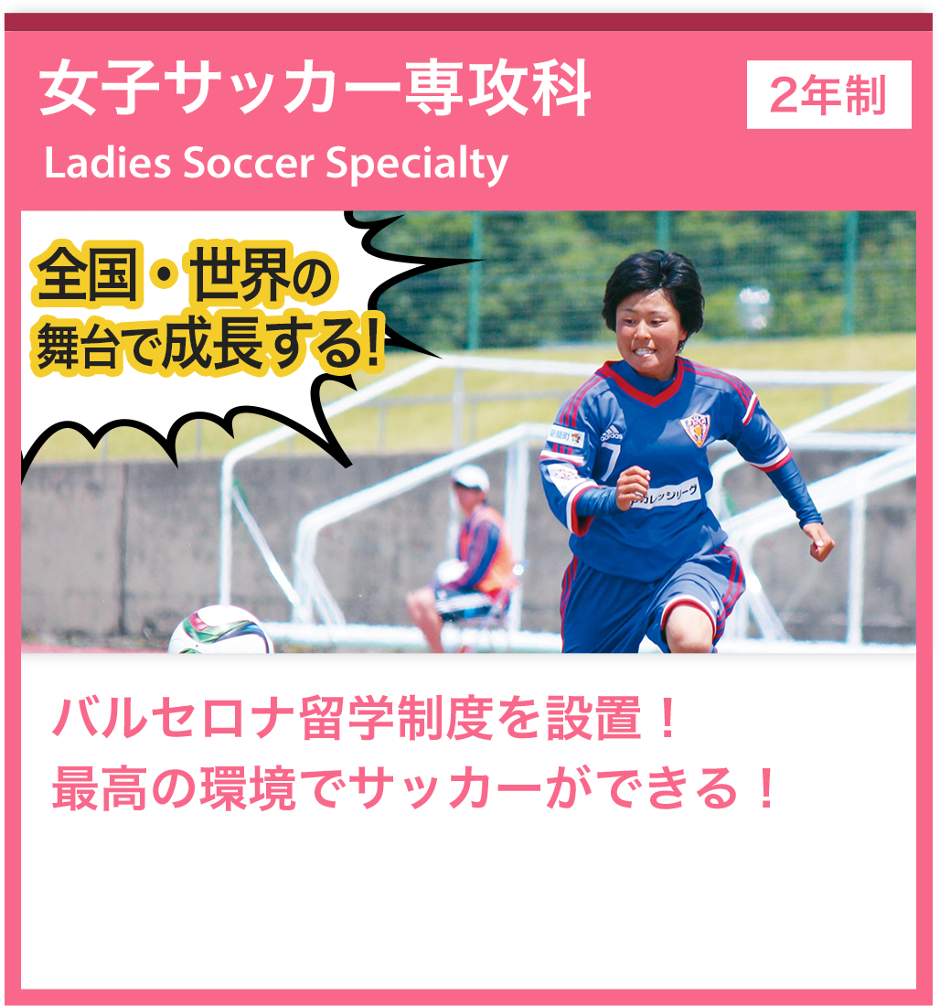 サッカー界への就職に強い専門学校 Japanサッカーカレッジ